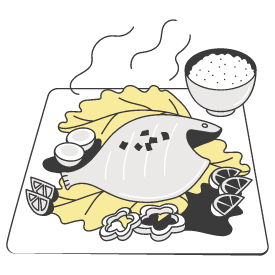 Illustration of a healthy dish